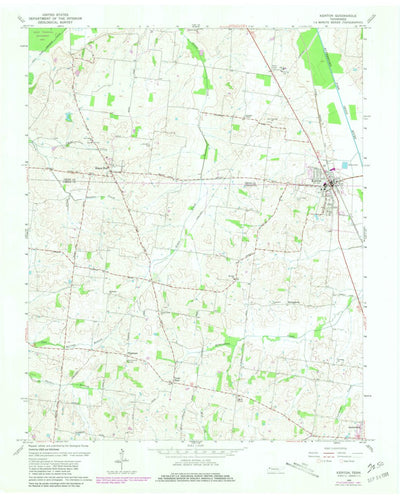 United States Geological Survey Kenton, TN (1965, 24000-Scale) digital map