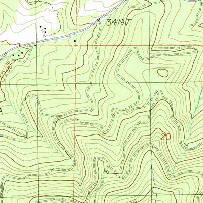 United States Geological Survey Kentry Ridge, WA (1985, 24000-Scale) digital map