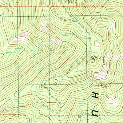 United States Geological Survey Kentry Ridge, WA (1985, 24000-Scale) digital map