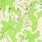 United States Geological Survey Kentuck, WV (1957, 24000-Scale) digital map