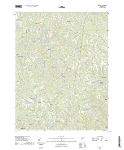 United States Geological Survey Kentuck, WV (2023, 24000-Scale) digital map