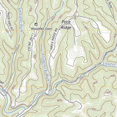 United States Geological Survey Kentuck, WV (2023, 24000-Scale) digital map