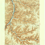 United States Geological Survey Kenzua, PA-NY (1941, 62500-Scale) digital map