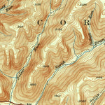 United States Geological Survey Kenzua, PA-NY (1941, 62500-Scale) digital map