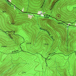 United States Geological Survey Kenzua, PA-NY (1949, 62500-Scale) digital map