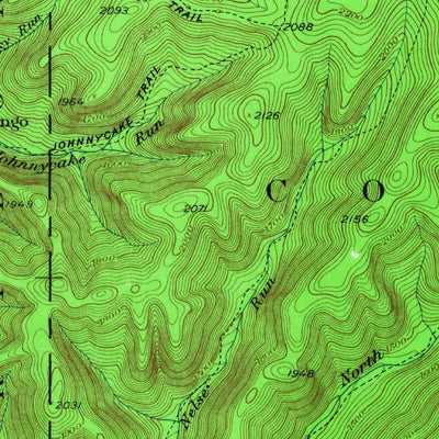 United States Geological Survey Kenzua, PA-NY (1949, 62500-Scale) digital map