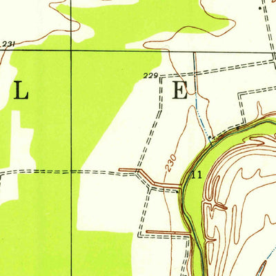United States Geological Survey Keo, AR (1939, 24000-Scale) digital map