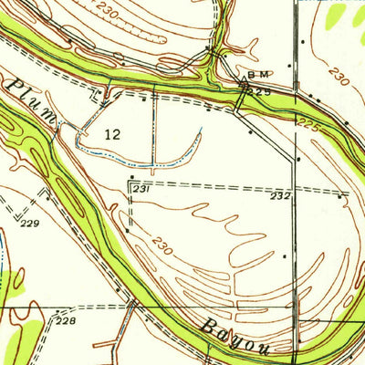United States Geological Survey Keo, AR (1939, 24000-Scale) digital map