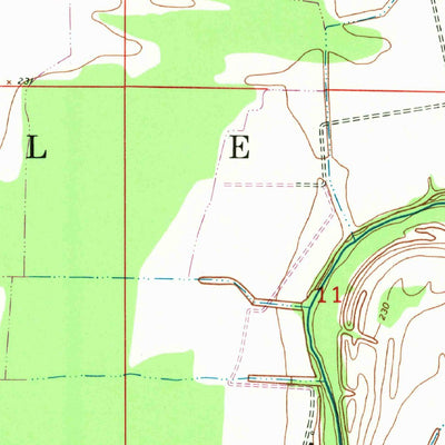 United States Geological Survey Keo, AR (1954, 24000-Scale) digital map