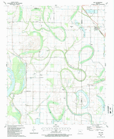 United States Geological Survey Keo, AR (1987, 24000-Scale) digital map