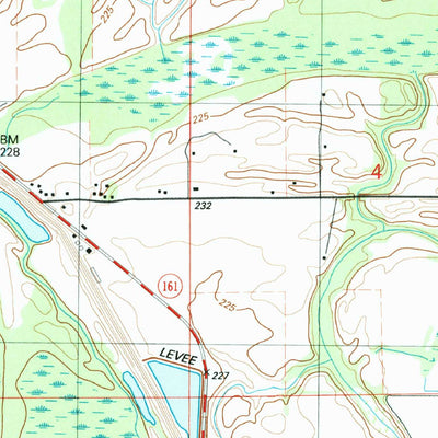 United States Geological Survey Keo, AR (1987, 24000-Scale) digital map