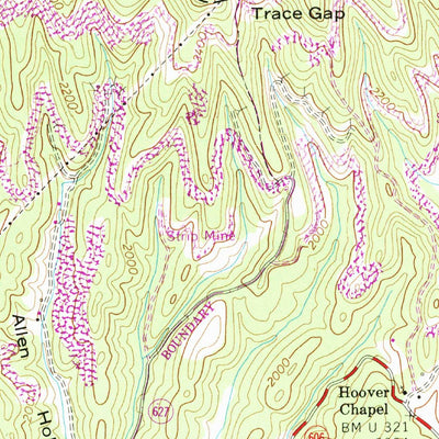 United States Geological Survey Keokee, VA-KY (1955, 24000-Scale) digital map