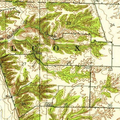 United States Geological Survey Keokuk, IA-IL-MO (1950, 62500-Scale) digital map