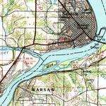 United States Geological Survey Keokuk, IA-MO-IL (1986, 100000-Scale) digital map