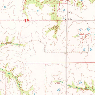 United States Geological Survey Keosauqua, IA (1968, 24000-Scale) digital map