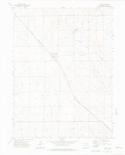 United States Geological Survey Keota, CO (1972, 24000-Scale) digital map