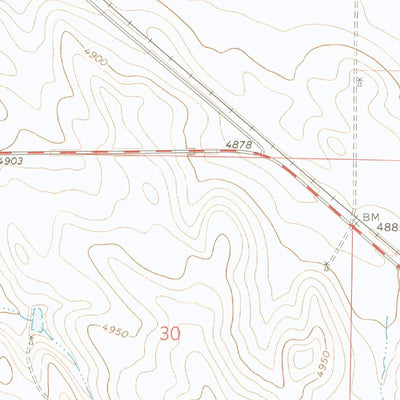 United States Geological Survey Keota, CO (1972, 24000-Scale) digital map