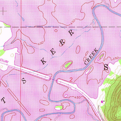 United States Geological Survey Keota, OK (1967, 24000-Scale) digital map