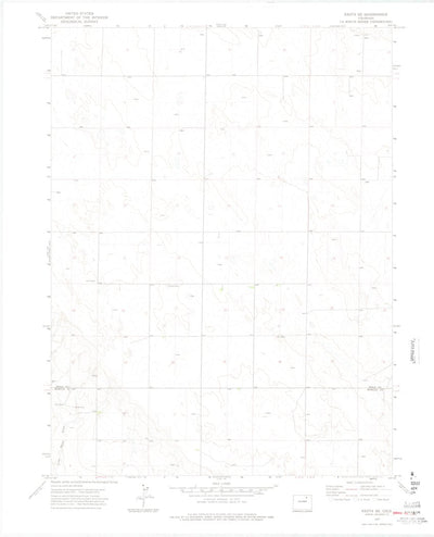 United States Geological Survey Keota SE, CO (1972, 24000-Scale) digital map