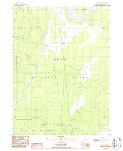 United States Geological Survey Kephart, CA (1988, 24000-Scale) digital map