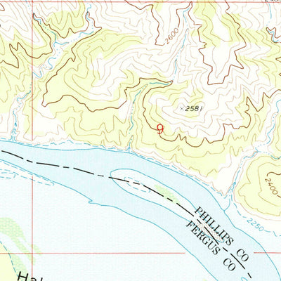 United States Geological Survey Kepple Bottoms, MT (1971, 24000-Scale) digital map