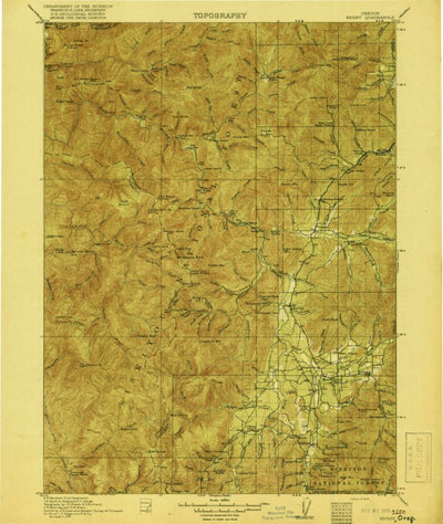 United States Geological Survey Kerby, OR-CA (1918, 125000-Scale) digital map