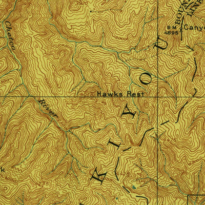 United States Geological Survey Kerby, OR-CA (1918, 125000-Scale) digital map