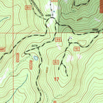 United States Geological Survey Kerby Peak, OR (1996, 24000-Scale) digital map