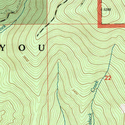 United States Geological Survey Kerby Peak, OR (1996, 24000-Scale) digital map