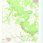 United States Geological Survey Kerens, TX (1961, 24000-Scale) digital map