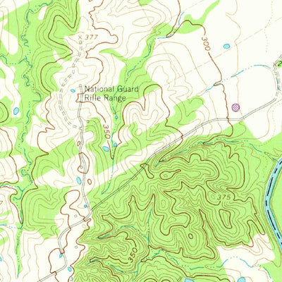United States Geological Survey Kerens, TX (1961, 24000-Scale) digital map