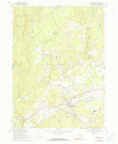 United States Geological Survey Kerhonkson, NY (1969, 24000-Scale) digital map