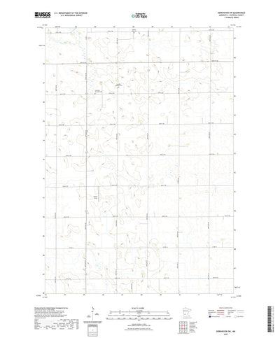 United States Geological Survey Kerkhoven SW, MN (2022, 24000-Scale) digital map
