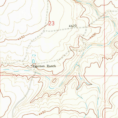 United States Geological Survey Kerlin Hill, NM (1971, 24000-Scale) digital map