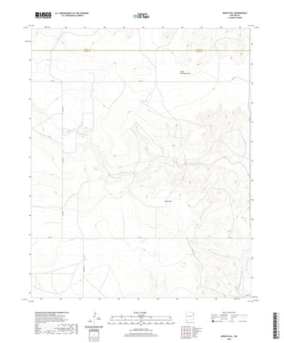 United States Geological Survey Kerlin Hill, NM (2020, 24000-Scale) digital map
