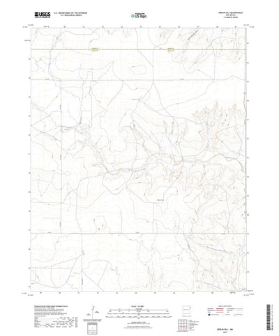 United States Geological Survey Kerlin Hill, NM (2023, 24000-Scale) digital map