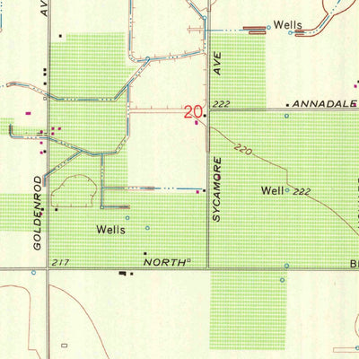 United States Geological Survey Kerman, CA (1963, 24000-Scale) digital map