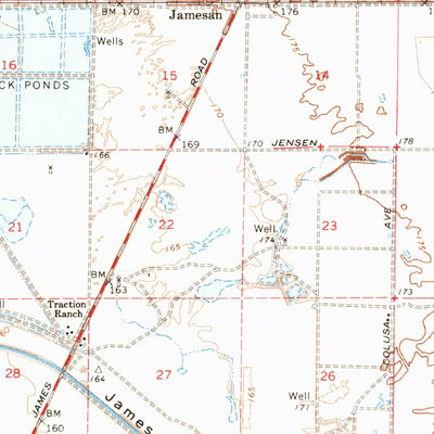 United States Geological Survey Kerman, CA (1963, 62500-Scale) digital map