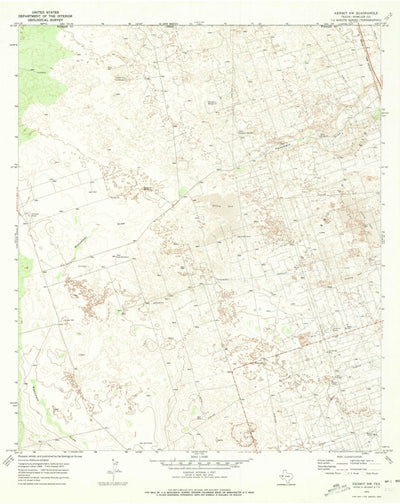 United States Geological Survey Kermit NW, TX (1970, 24000-Scale) digital map