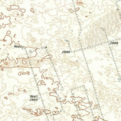 United States Geological Survey Kermit NW, TX (1970, 24000-Scale) digital map