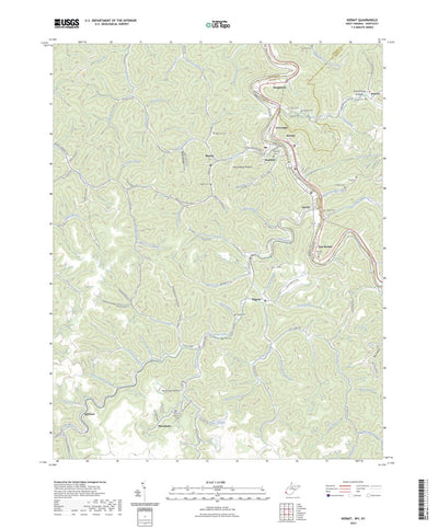 United States Geological Survey Kermit, WV (2023, 24000-Scale) digital map