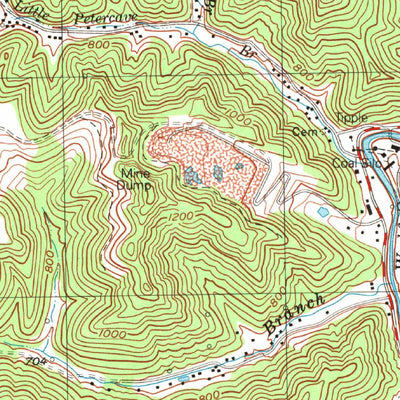United States Geological Survey Kermit, WV-KY (1992, 24000-Scale) digital map