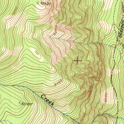 United States Geological Survey Kern Lake, CA (1988, 24000-Scale) digital map
