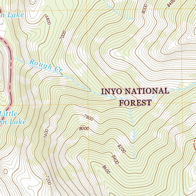 United States Geological Survey Kern Lake, CA (2021, 24000-Scale) digital map