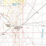 United States Geological Survey Kern Mountains, NV-UT (1988, 100000-Scale) digital map