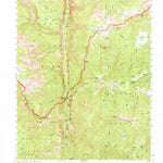 United States Geological Survey Kern Peak, CA (1956, 62500-Scale) digital map