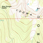 United States Geological Survey Kern Peak, CA (1988, 24000-Scale) digital map