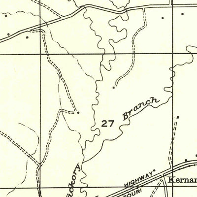 United States Geological Survey Kernan, LA (1949, 31680-Scale) digital map