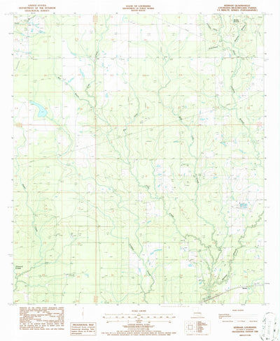 United States Geological Survey Kernan, LA (1986, 24000-Scale) digital map