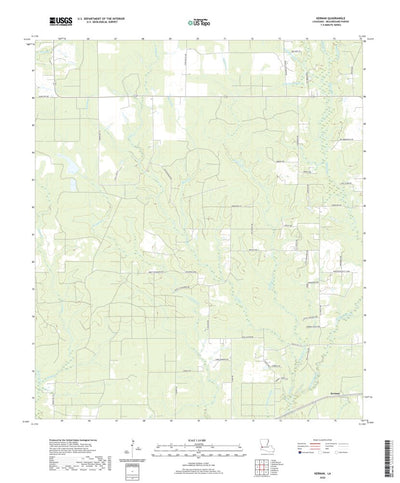 United States Geological Survey Kernan, LA (2020, 24000-Scale) digital map